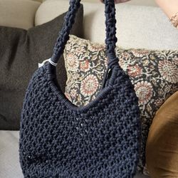NWT Madewell Woven Rope Bag 