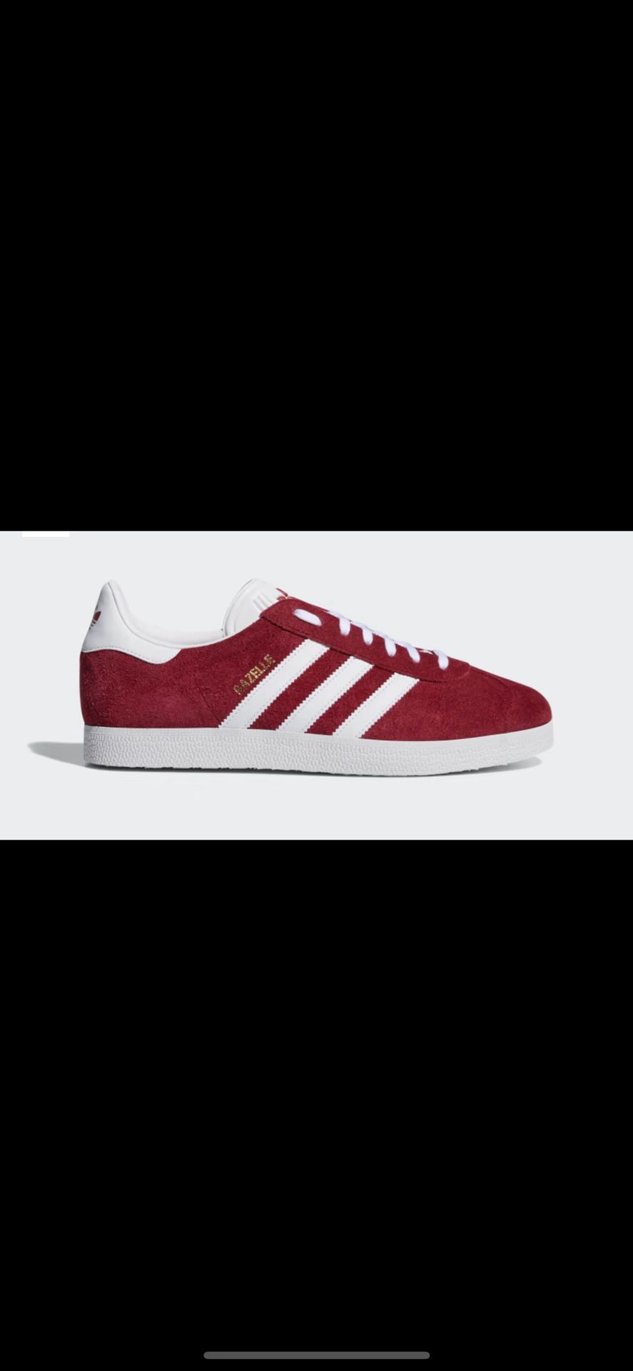 Adidas Burgundy Suede Gazelle Sneakers