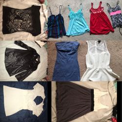 Clothes all size Small (womens & junior/petite)….various prices
