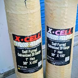 Dual Purpose Stucco Netting /Chicken Wire 36"X150' Only $40 Per Roll