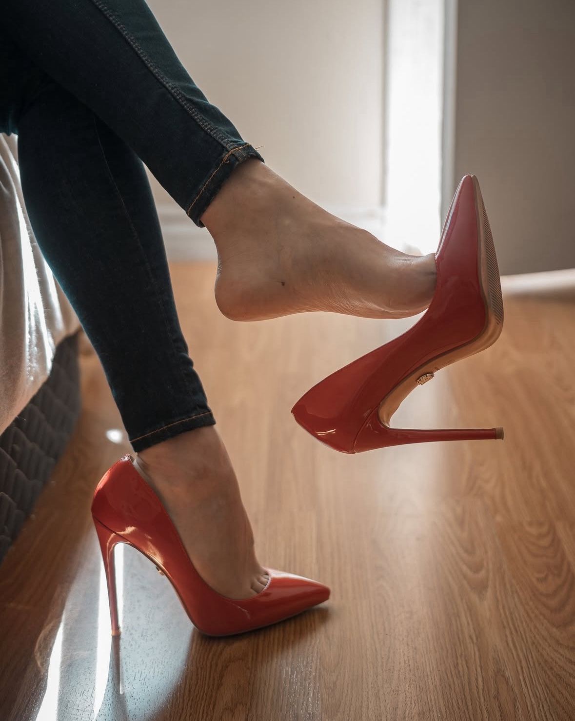 Red Pumps Size 9