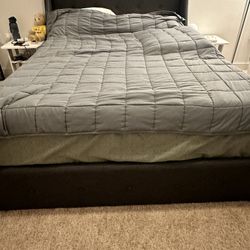 Bed Frame And Memory Foam Mattress 