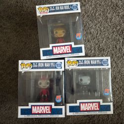 Marvel Ironman Suit Funko Pops (3)