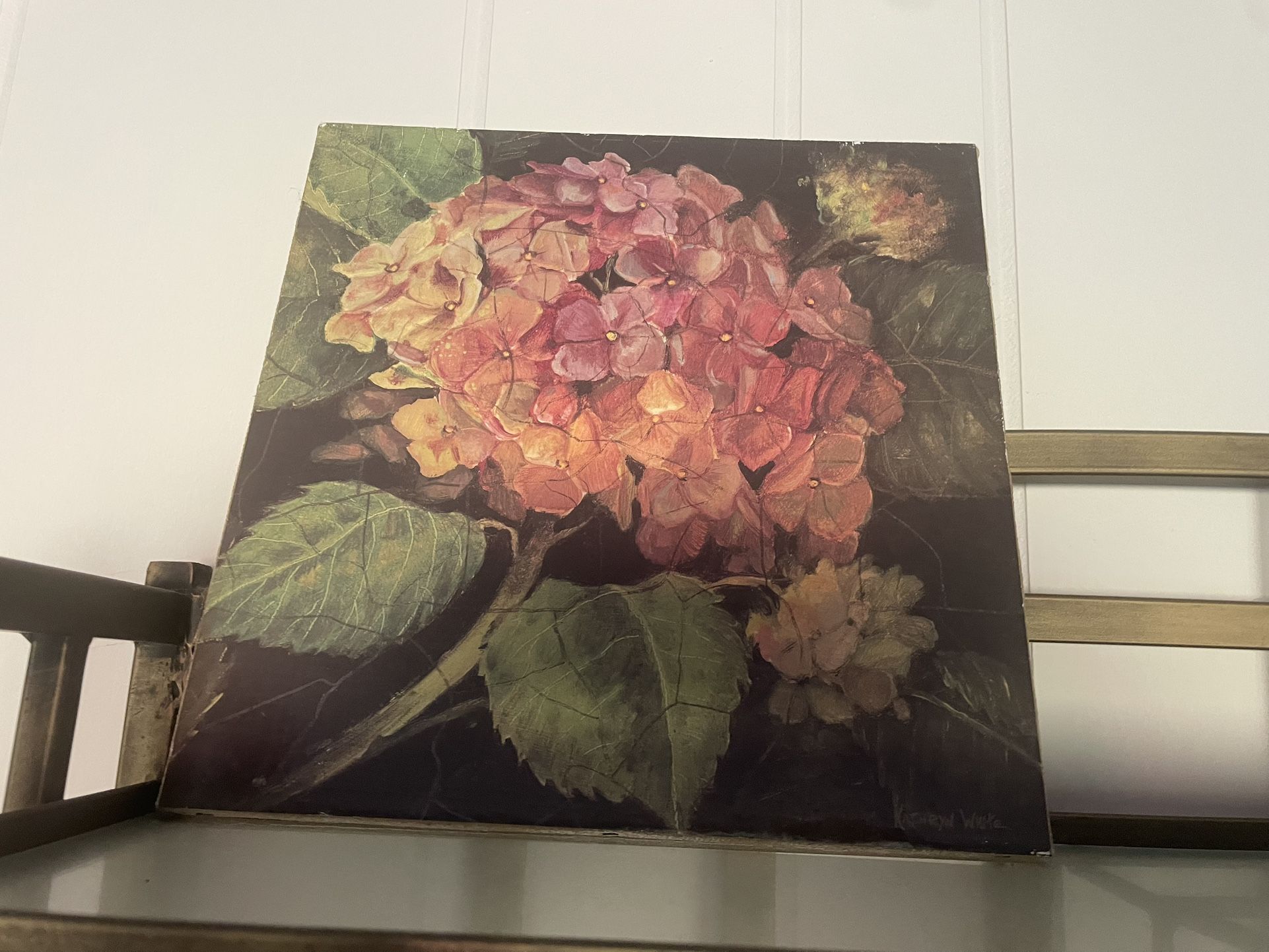 Canvas Flower Art
