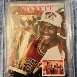 9.2 / 9.4 Graded Micheal Jordan  Magazines 