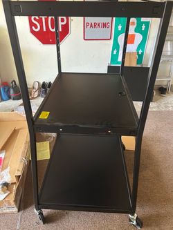 Cart shelf with wheels