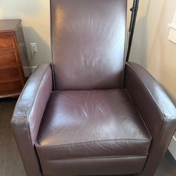Leather Reclining Chair 