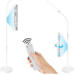 Led Floor Lamp - Modern, Adjustable Standing Height, 4 Colors