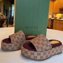 Gucci Platform Slides