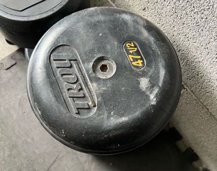 Single dumbbell 47.5lb weight