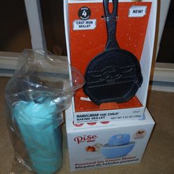 Ice cream Maker, Water Bottle, Yoda Pan ALL NEW