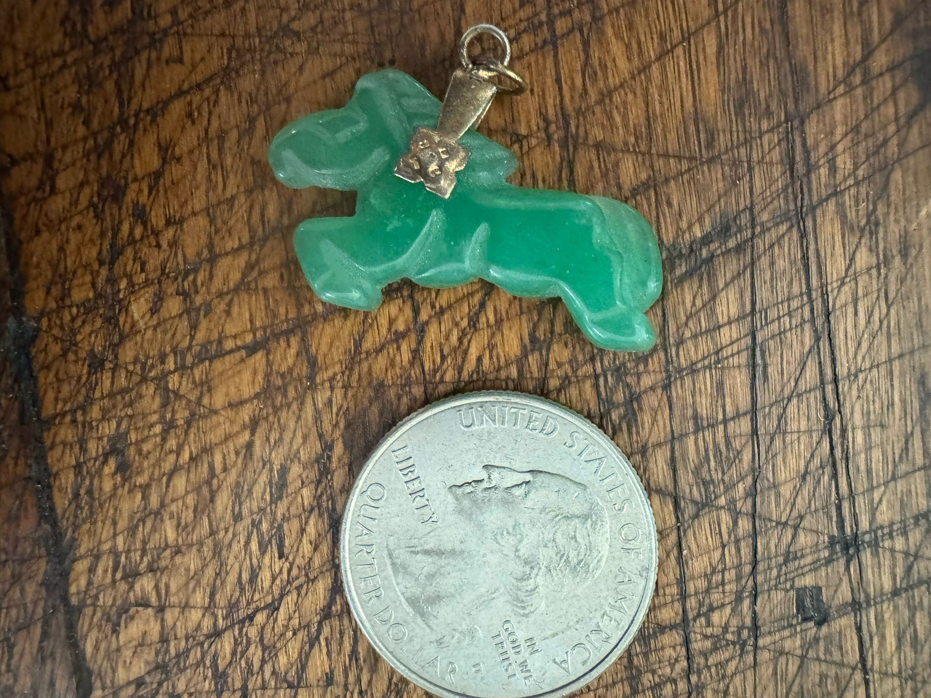 National Green Jade Pendant
