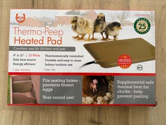 Thermo-Peep Heated Pad for Chickens