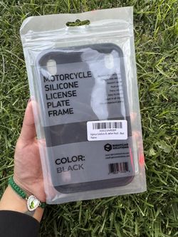 Motorcycle Silicone License Plate Frame