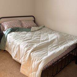 Bronze Metal Bed Frame