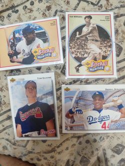 18 random baseball hearts.