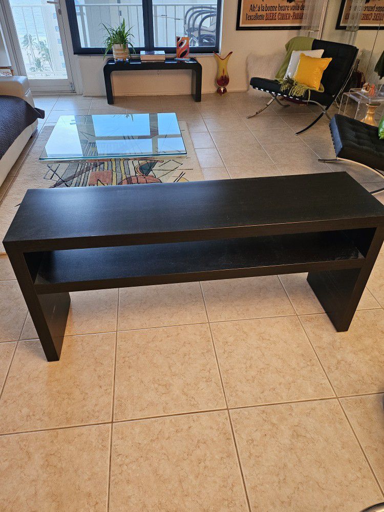 Black Vintage IKEA Console Table
