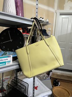 Kate Spade New York Leather Tote — Pale Yellow