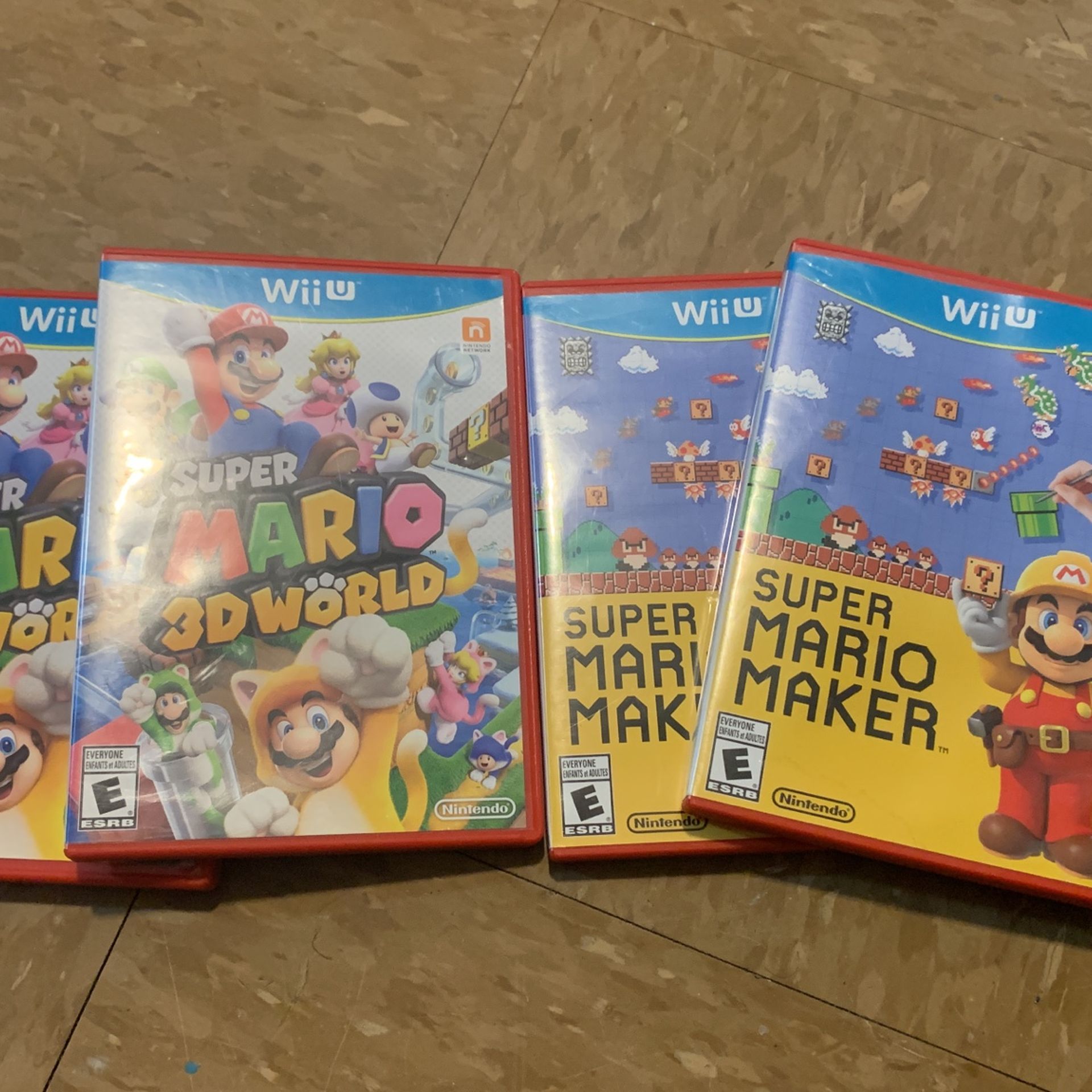 Nintendo Wii U Mario Games $20 Each
