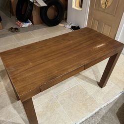 West Elm Oak Wood Student Desk