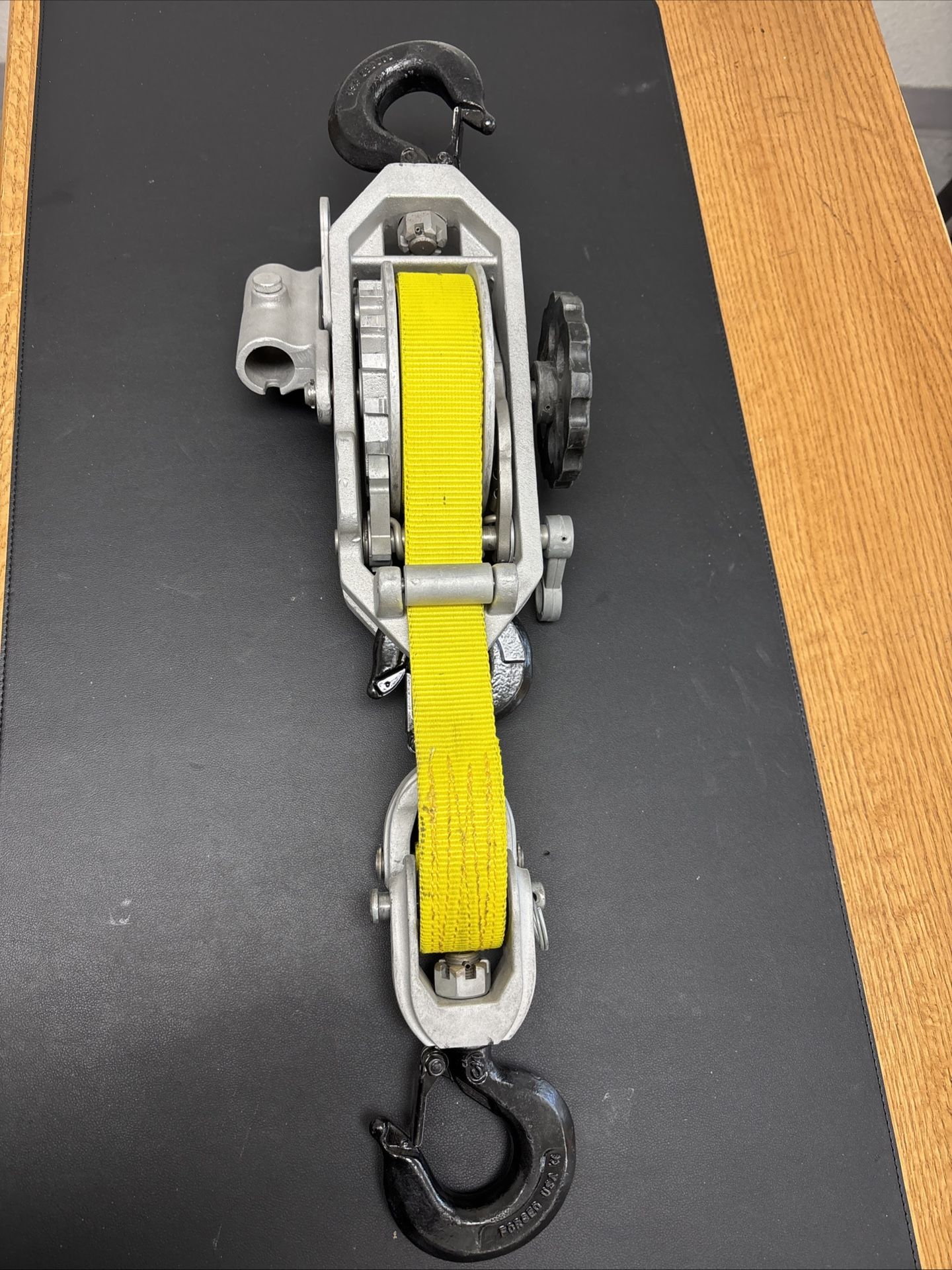 Little Mule Series 344DB Lineman's Hoist, YELLOW STRAP, refurbished and tested!