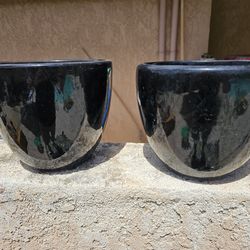 Black Clay Pots