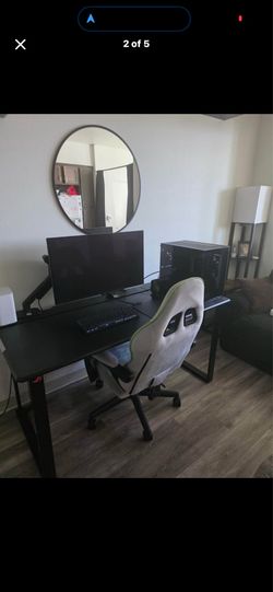 RS Gaming Mergence RGB Gaming Desk