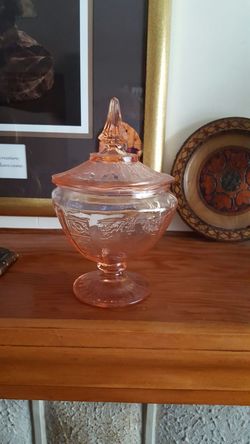 Depression glass dish