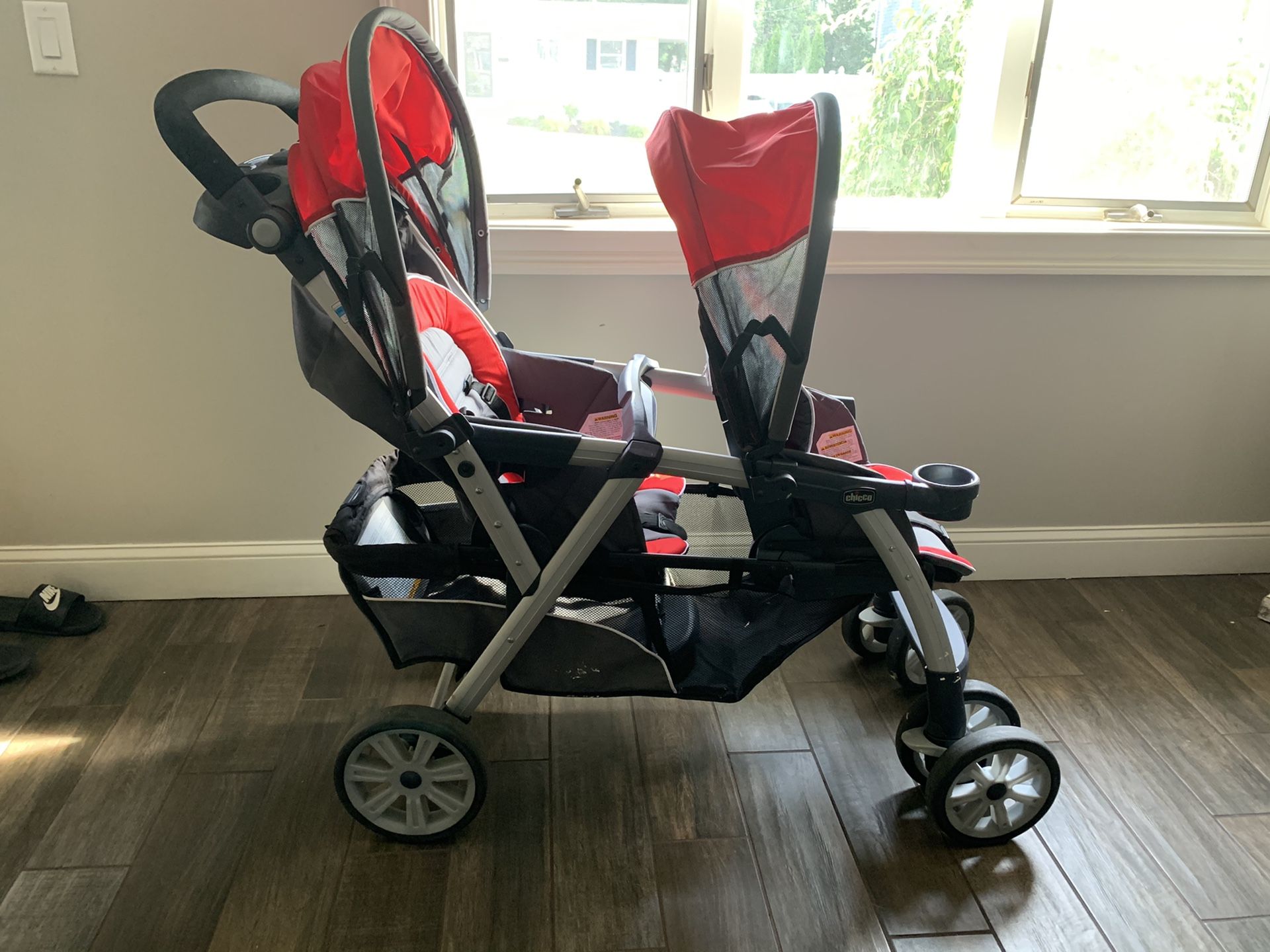 Chico Cortina Together Double Stroller