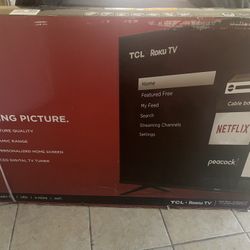 55” TCL ROKU SMART TV
