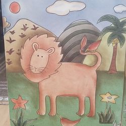 Canvas Safari animal's