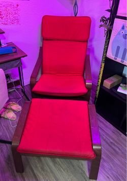 IKEA Chair and Footstool