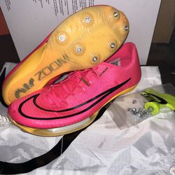 🔥NEW Size 6.5 - Nike Air Zoom Maxfly Hyper Pink Laser Orange
