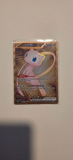 Mew ex metal card