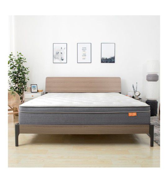 Full Size Mattress And Raised Bed Frame