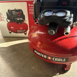 Porter-Cable 6 Gal. 150 PSI Portable Electric Air Compressor Kit