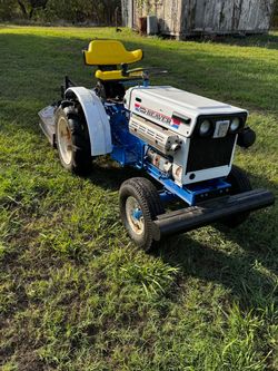Diesel Satoh Beaver Garden Tractor with Attachment