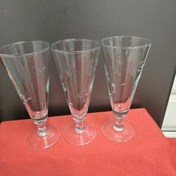 (3) Copas Sorbet De Princess House 