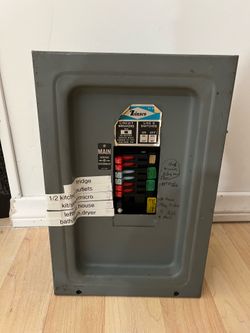 Zinsco Breaker Panel W/ working Breakers
