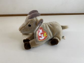 Ty Beanie Baby - GOATEE the Goat (8 Inch) Stuffed Animal Toy