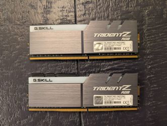G.Skill TridentZ 16gb 8x2 3600 CL16 DDR4