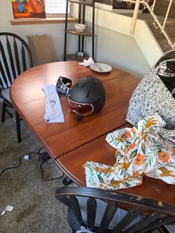 Dining table with removable center panel