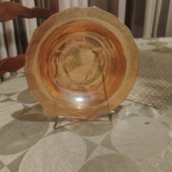 Auburn Gold Glass Bowl