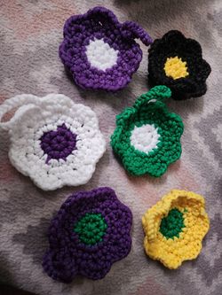 Flower Scrubbies