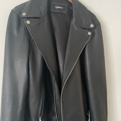 Quince - Men’s Leather Motorcycle Jacket 