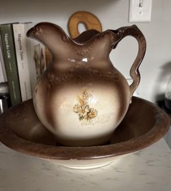 Water Basin With Pitcher