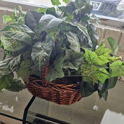 Artificial Plant In Basket 