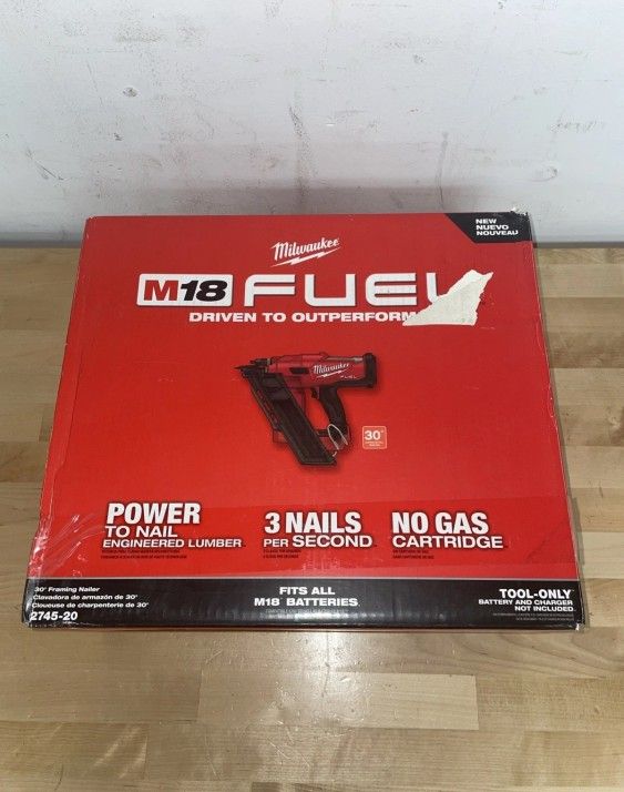 Milwaukee M18 FUEL 30° Framing Nailer – Tool Only (2745-20)