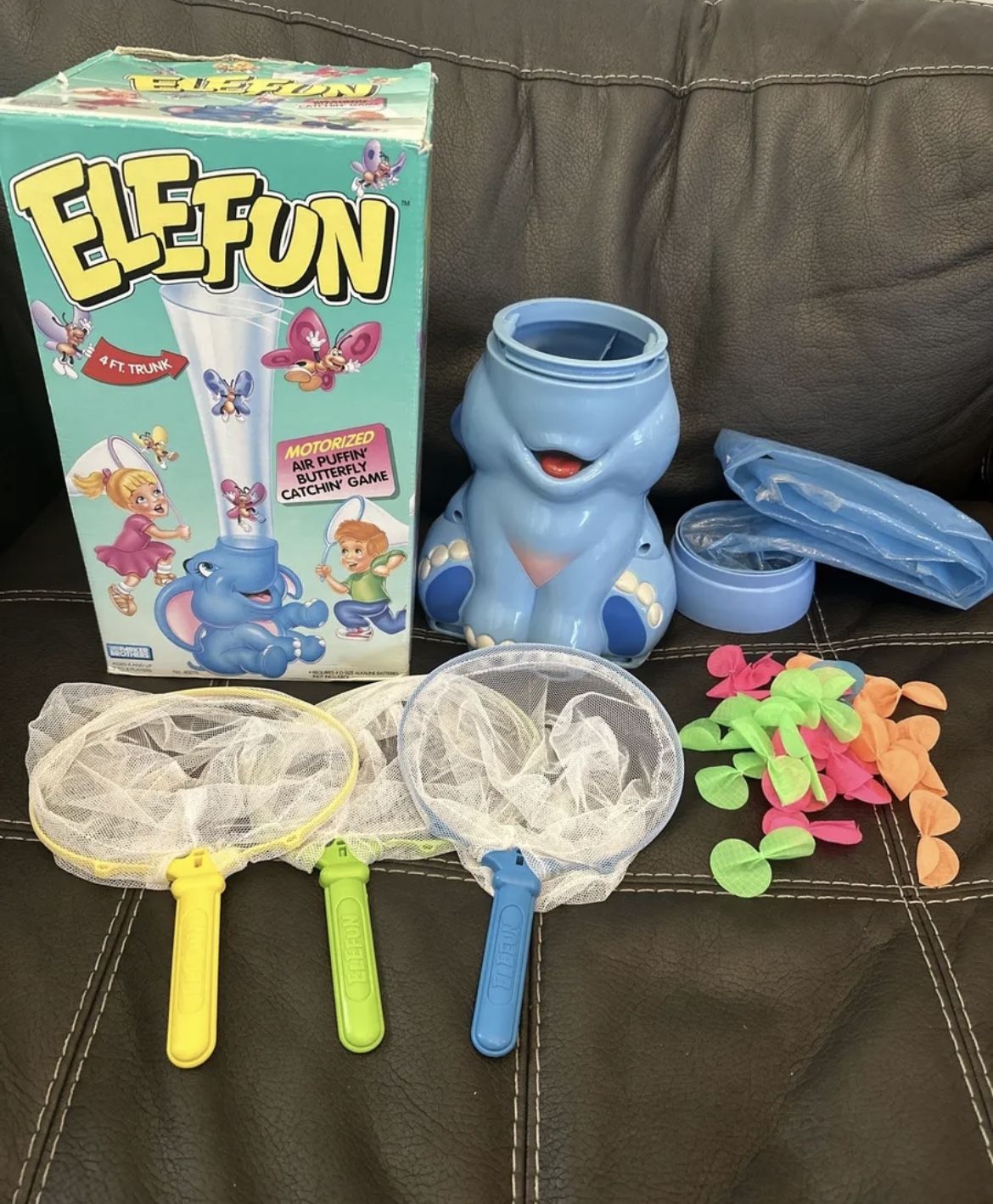 Vintage Original Elefun Elephant Butterfly Game Parker 1993 Incomplete See Discr