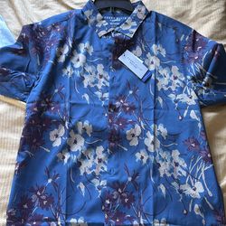 Perry Ellis button up Tee